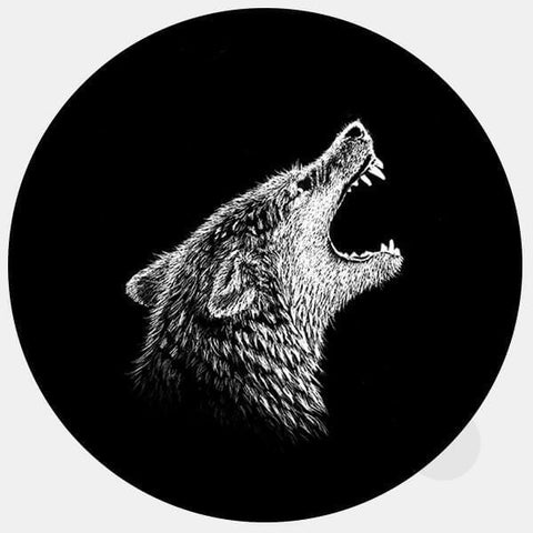 animals "wolf" reusable macbook sticker tabtag