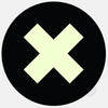 luminescent day "x" reusable macbook sticker tabtag