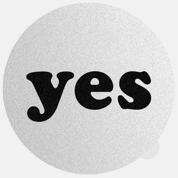 silver yes reusable macbook sticker tabtag