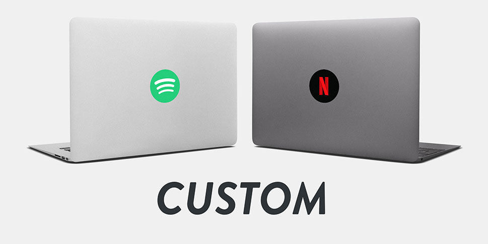 macbooks equipped with custom macbook stickers
